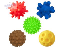 Tullo Kolorowe piłki sensoryczne Sensorki 5szt 417