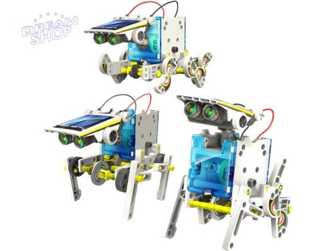 Edukacyjny Zestaw Solarny Robot 13w1 - Pies, Łódka Itp