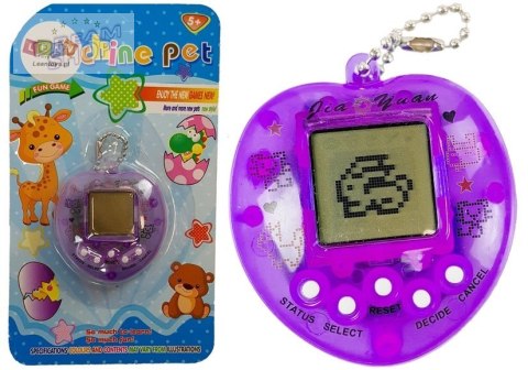 Gra Elektroniczna Tamagotchi Fioletowa z krótkim łańcuszkiem