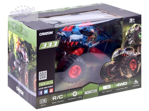 Auto zdalnie sterowane DINO monster 4x4 RC0537C