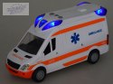 Ambulans + nosze autko Karetka z dźwiękiem ZA3835