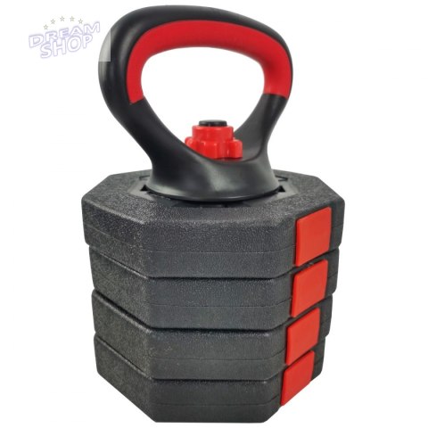 HANTLA KOMPOZYTOWA KETTLEBELL 10KG (4x2,5KG) EB FIT