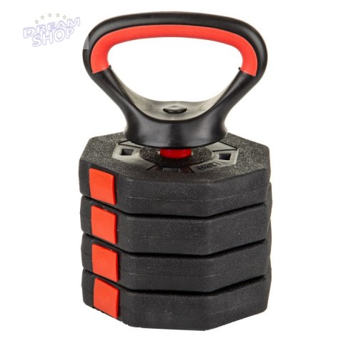 HANTLA KOMPOZYTOWA KETTLEBELL 10KG (4x2,5KG) EB FIT