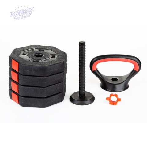 HANTLA KOMPOZYTOWA KETTLEBELL 10KG (4x2,5KG) EB FIT