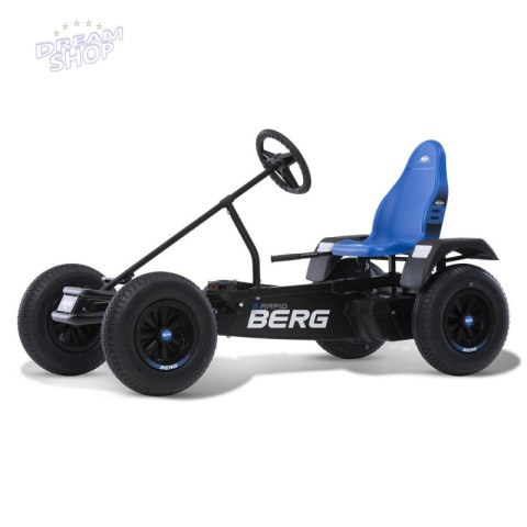 BERG Gokart na Pedały XL B.Rapid Blue BFR Pompowane Koła od 5 lat do 100 kg