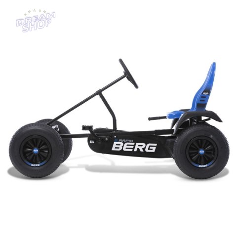 BERG Gokart na Pedały XL B.Rapid Blue BFR Pompowane Koła od 5 lat do 100 kg