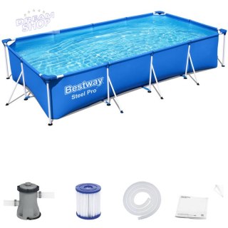 Bestway basen stelażowy 400 x 211 cm 8w1 56424