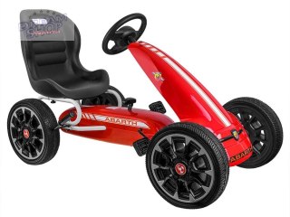 GOKART ABARTH na pedały Duże miekkie koła PA0167