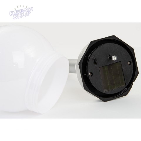 Lampa solarna kula mleczna 10x35cm