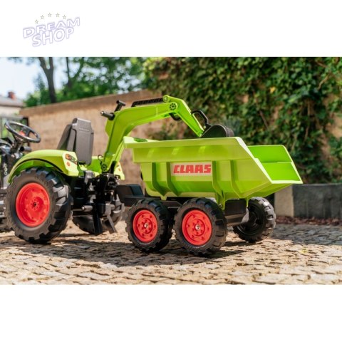 FALK Traktor CLAAS ARION z Przyczepą Maxi i Łyżką