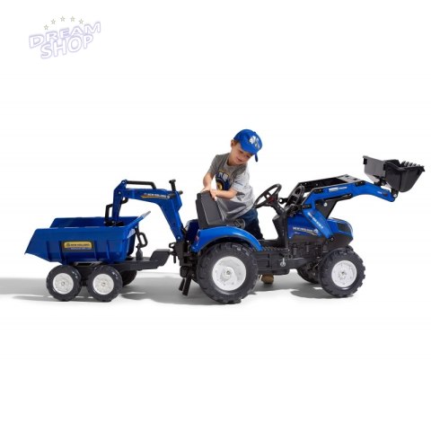 FALK Traktor New Holland z Maxi Przyczepą i Łyżką od 3 lat