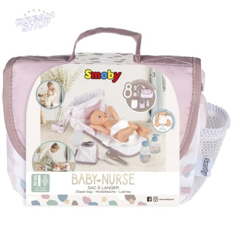 SMOBY Baby Nurse Torba Do Przewijania + Akcesoria dla lalki