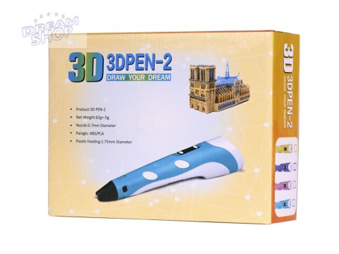 Długopis drukarka pen 3D zestaw + wkłady 109 metrów