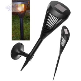 Lampa pochodnia 2w1 solarna efekt płomienia 12 led