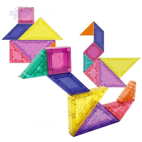 WOOPIE Tangram Klocki Magnetyczne Puzzle 3D