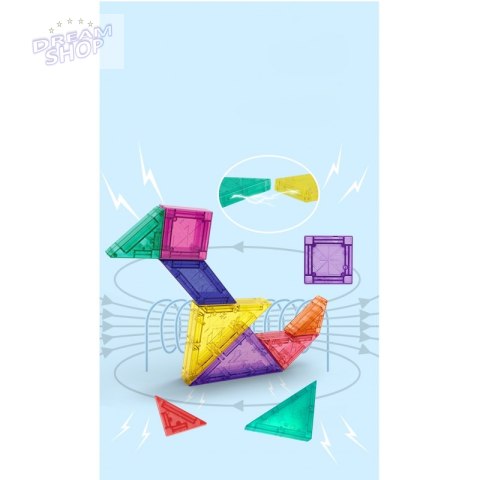 WOOPIE Tangram Klocki Magnetyczne Puzzle 3D