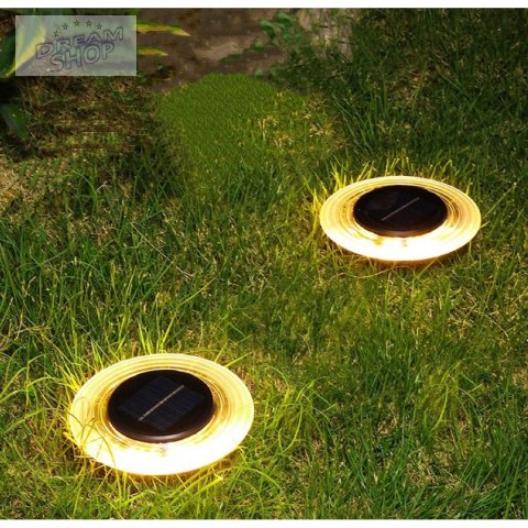 LAMPA SOLARNA DYSKOWA 28 LED DO WBICIA W GRUNT