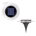 LAMPA SOLARNA DYSKOWA 28 LED DO WBICIA W GRUNT