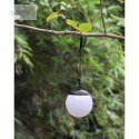 LAMPA SOLARNA PLASTIKOWA KULA WISZĄCA 20CM