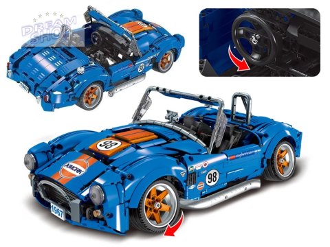 Klocki techniczne 1816-elementów auto sportowe Cobra-427 ZA5307