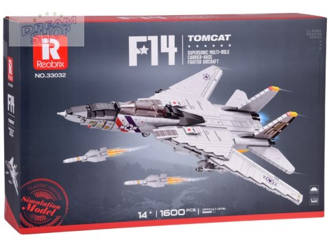 Klocki techniczne F-14 Tomcat 1600 elementów amerykański myśliwiec ZA5301